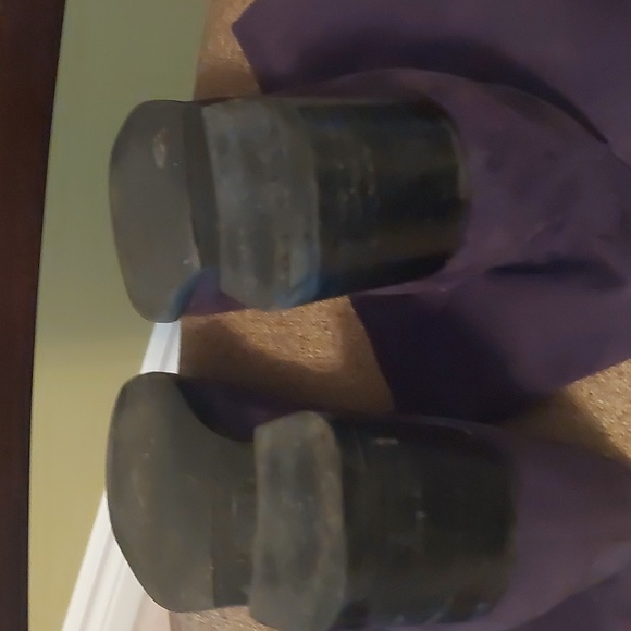 VINTAGE Dark Grey stretch Suede, Boots, Size 38 - Picture 6 of 7